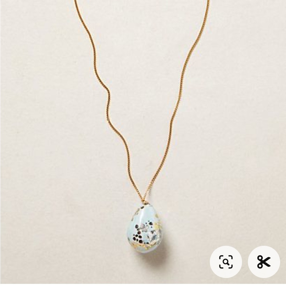 DISO ANTHROPOLOGIE ROBIN EGG NECKLACE ***DO NOT BUY***